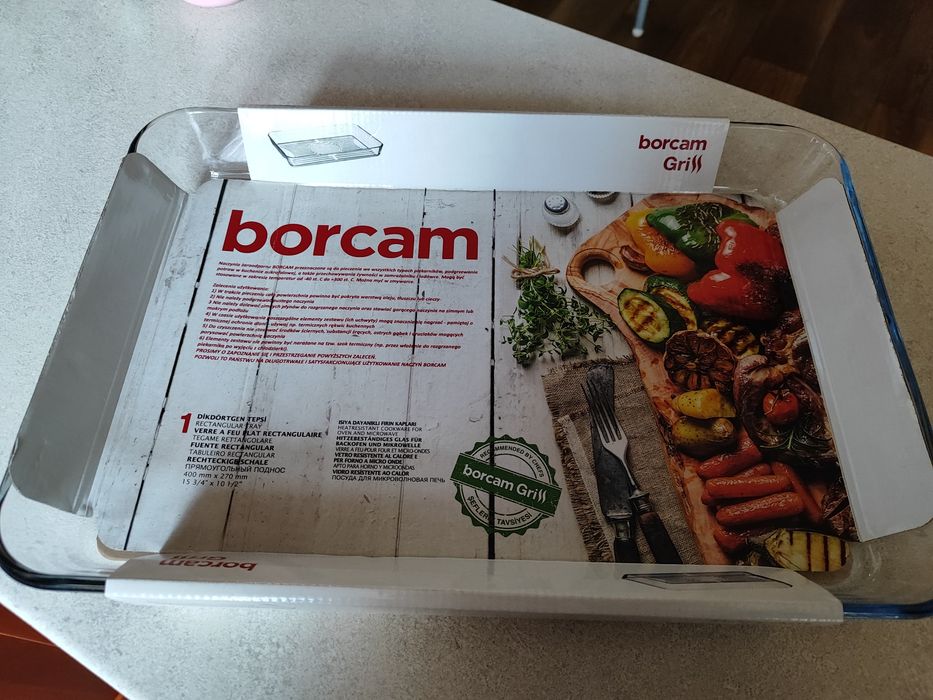 Naczynie żaroodporne borcam grill