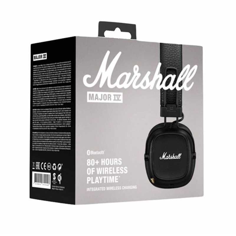 Навушники з мікрофоном Marshall Major IV Black (1005773)