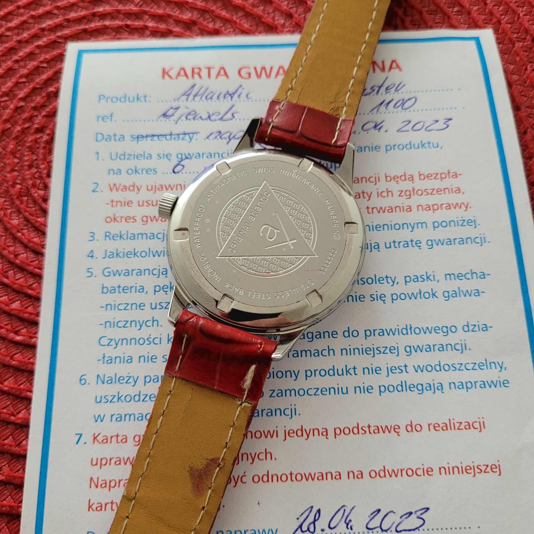 Atlantic Worldmaster czarny ring