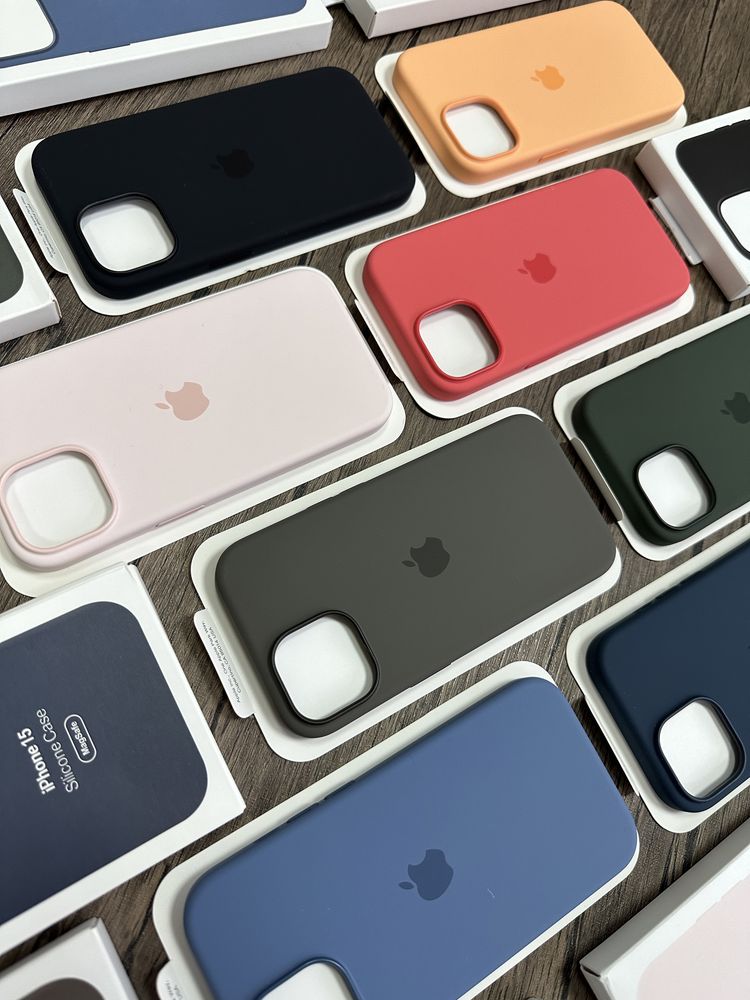 Чехол силиконовый силіконовий Silicone Case Айфон iPhone 15  Ориг оріг