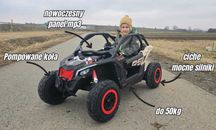 Auto na akumulator BUGGY CAN-AM STRONG pompowane KOŁA! Ciche silniki
