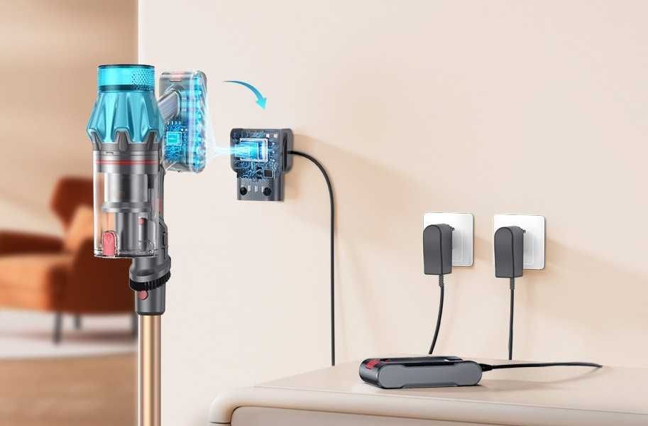 Odkurzacz Laresar V7 550W 45KPA LED HEPA bezprzewodowy pionowy stojący