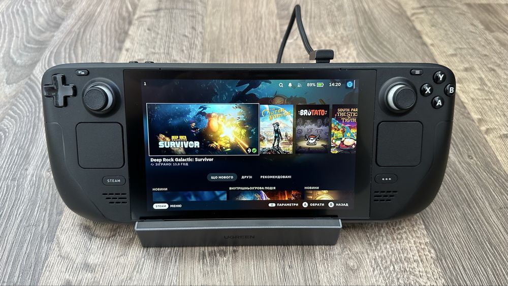 Steam Deck 512Gb + Док-станція UGREEN