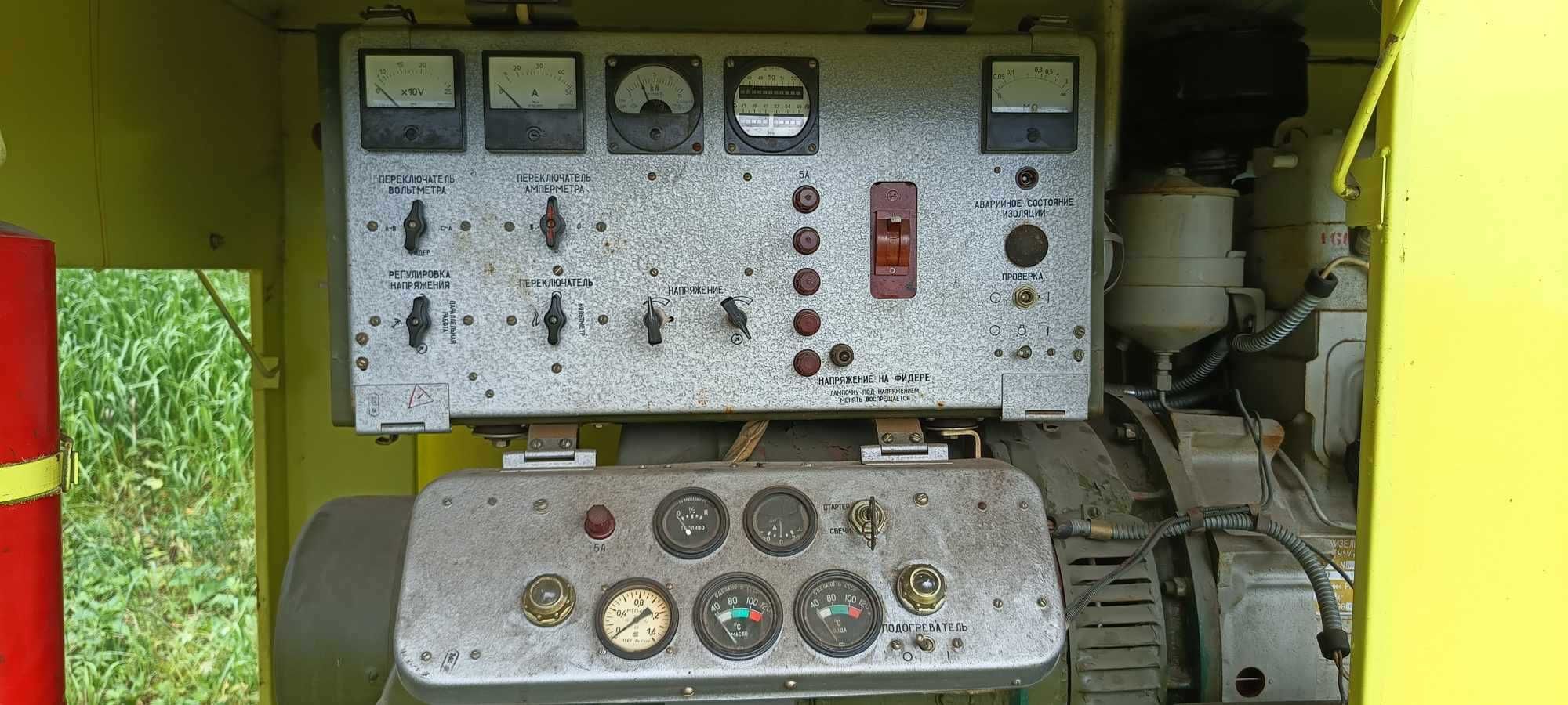 agregat prądotwórczy 15kw wojskowy ZSRR jak nowy 54mth