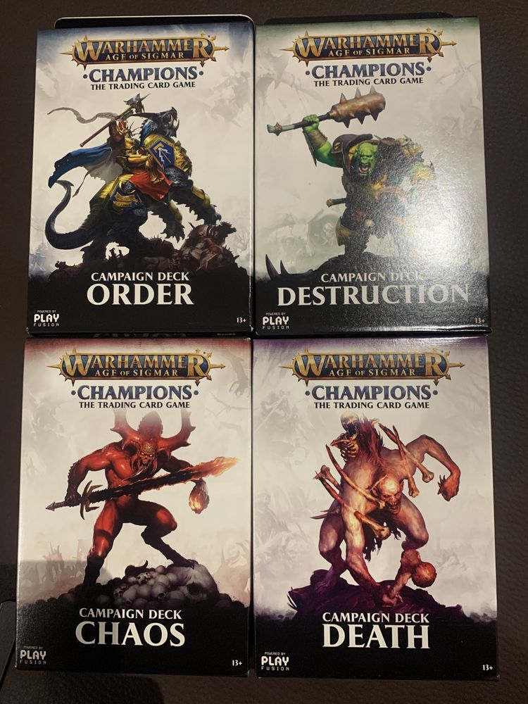 Warhammer Age of Sigmar Champions TCG Decks Selados