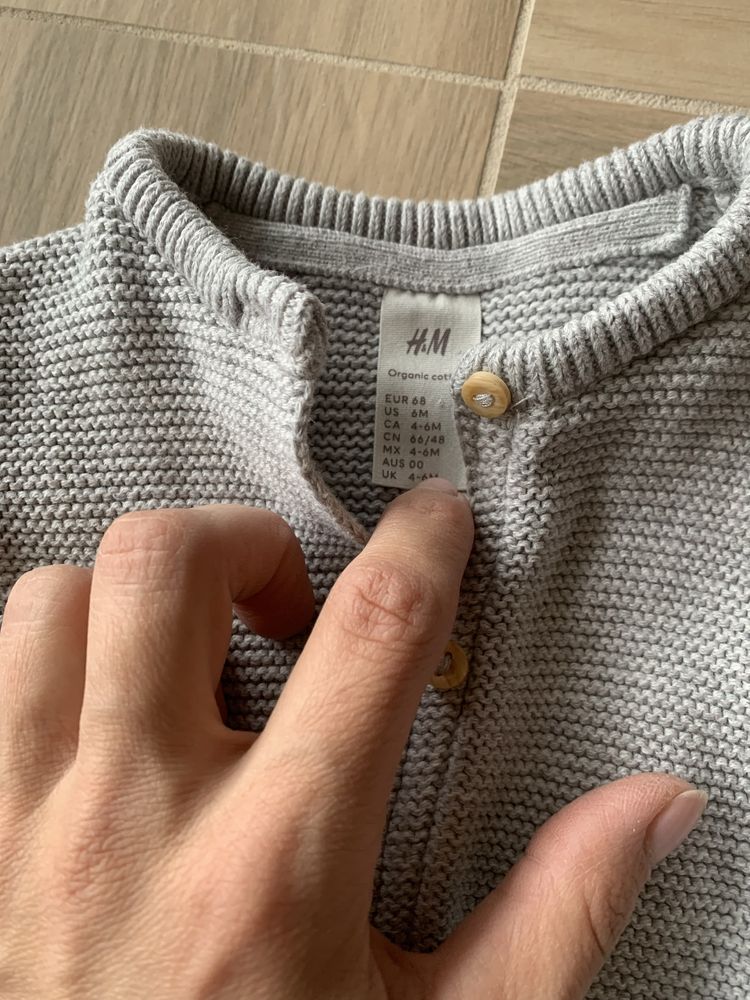 Bawelniany komplet dzieciecy H&M na 68 chlopiec