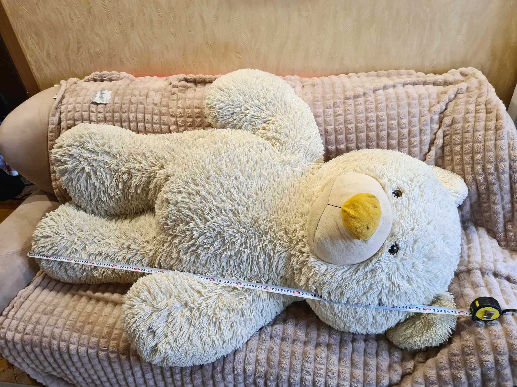 160см Величезний пухнастий ведмідь медведь мишка медвежонок Тедді Віні
