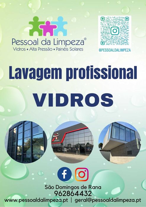 Limpeza de Vidros, Remoção de Graffitis, Lavagem Alta pressão