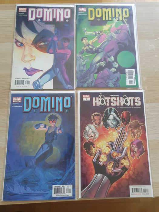 Domino vol. 2: 1, 2, 3 (2003); Domino Hotshots: 3 (2019) (ZM90)