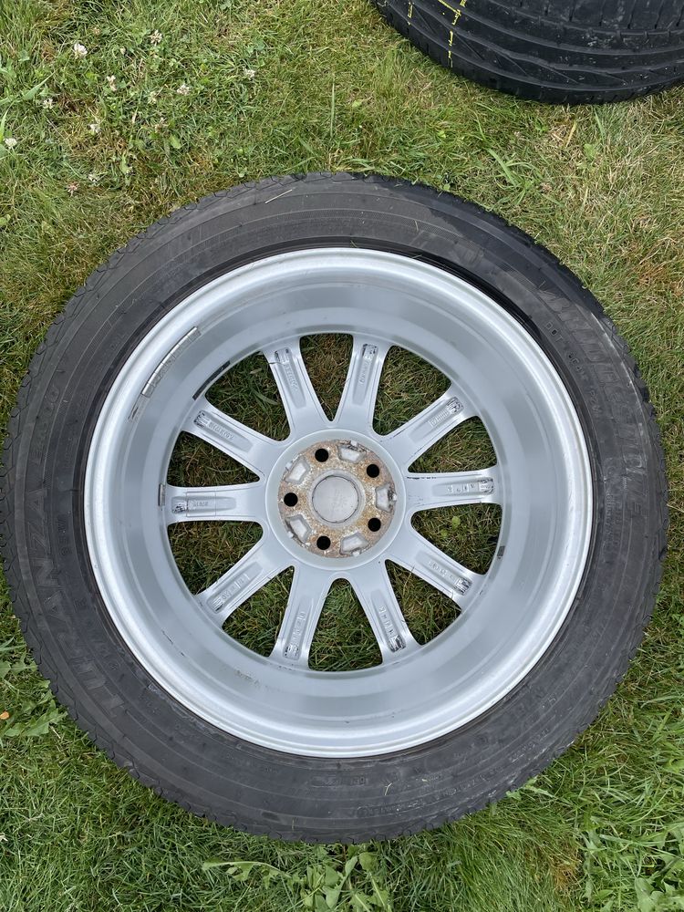 Alufelgi 5x 105 + opony 17” 215/50 6mm Opel J Alutec