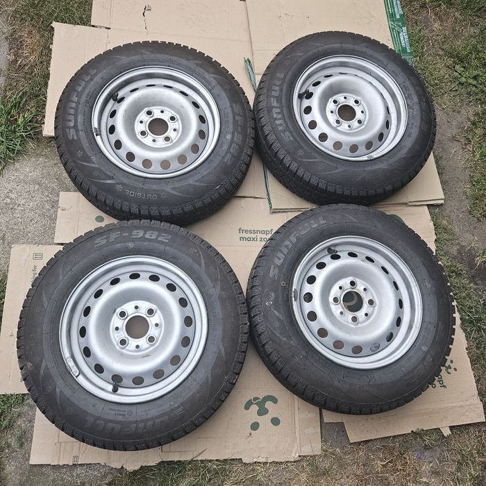 Komplet 4 kół opony zimowe