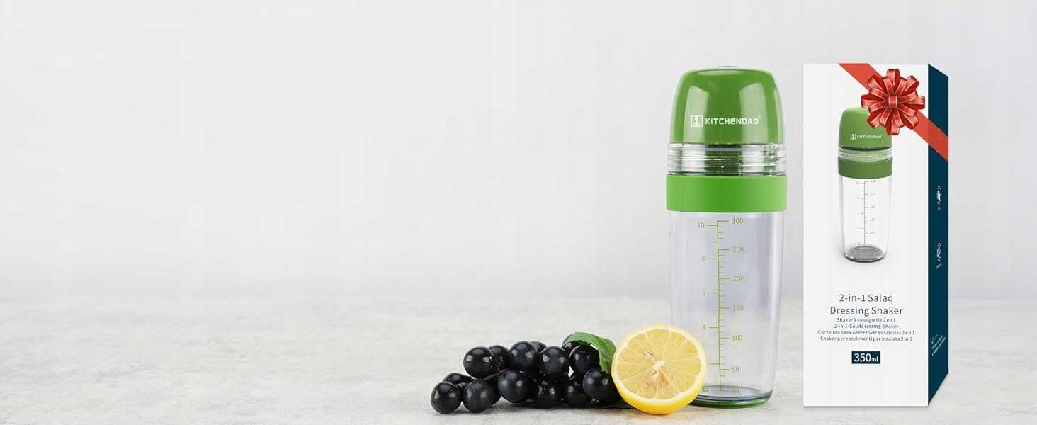 shaker do sosów z wyciskarką do soków,kubek z miarką,na dressing, 350