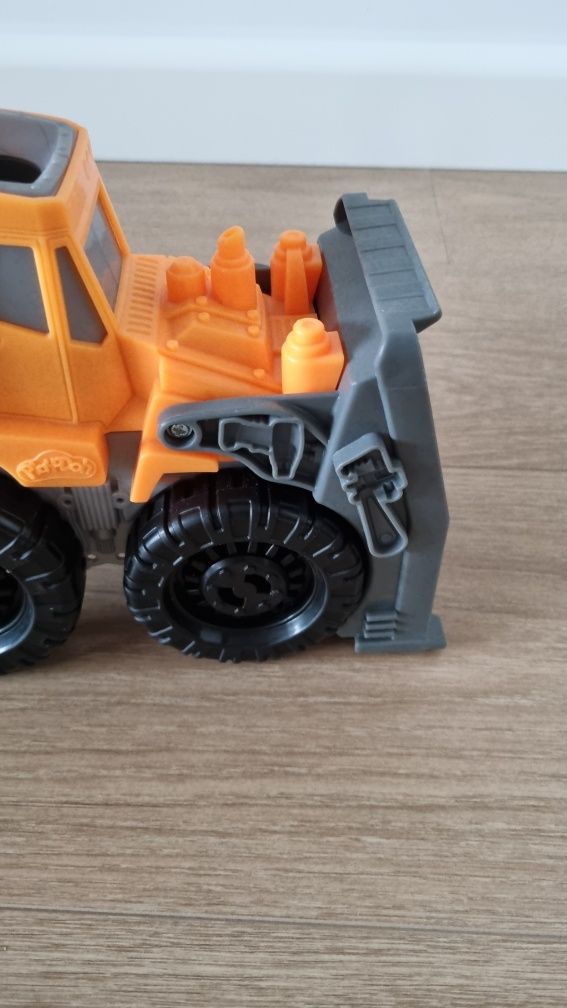 Koparka spychacz pomarańczowa Play Doh spycharka