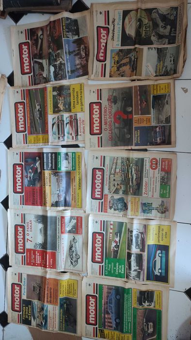 Lote 60 Jornais Motor - Anos 80