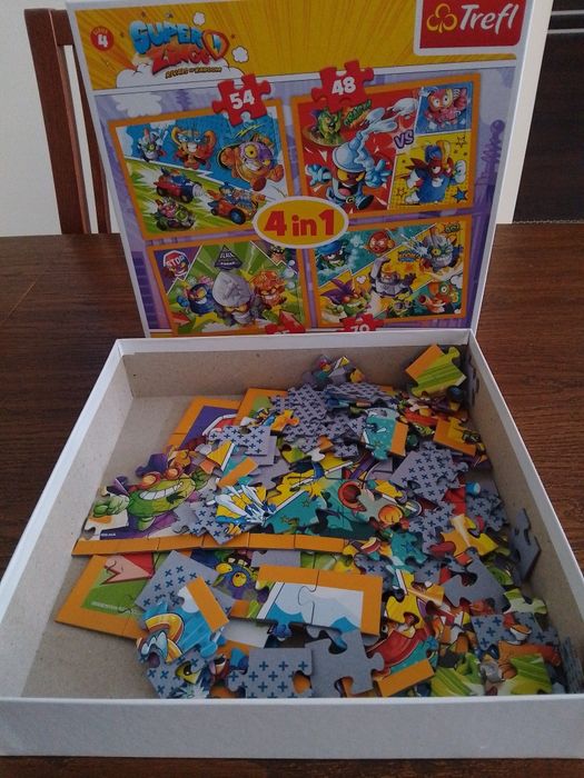 Puzzle Trefl Super Zings 4w1 4+