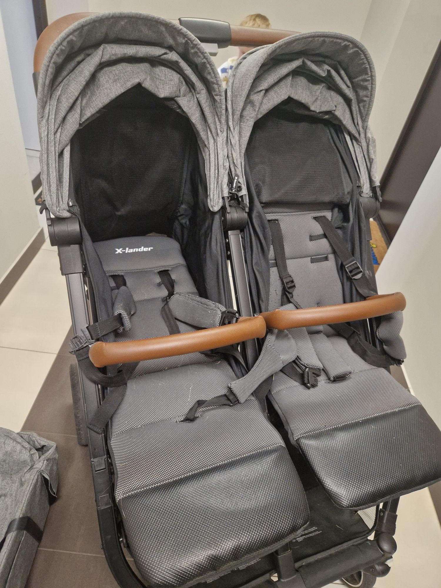 Wózek podwójny x-lander x-double plus jedna gondola
