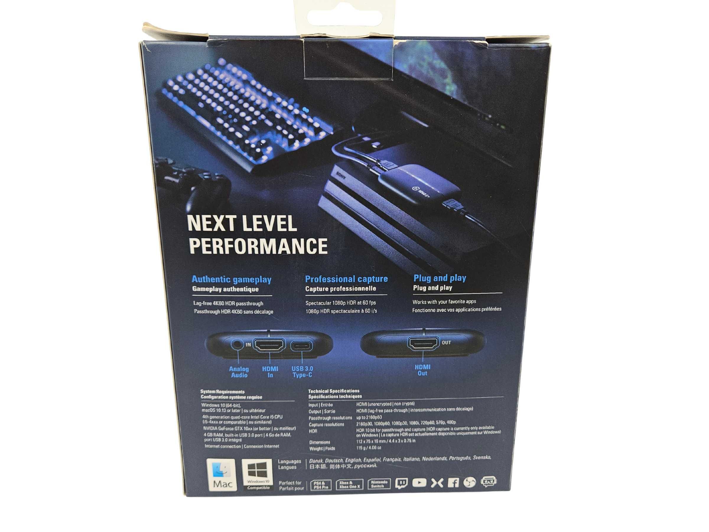 Пристрій відеозахоплення Elgato Game Capture HD60 S +