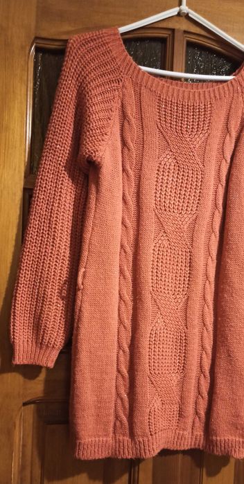 Sweter, sweterek koralowy r. S