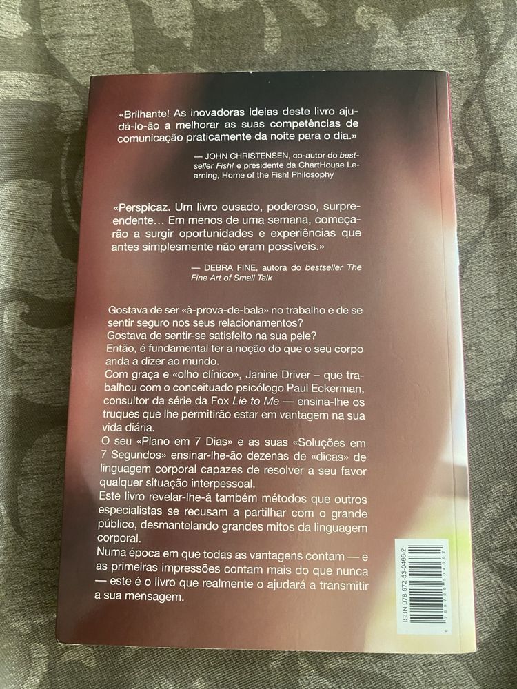 Livro Como Observar as Pessoas como novo nunca lido