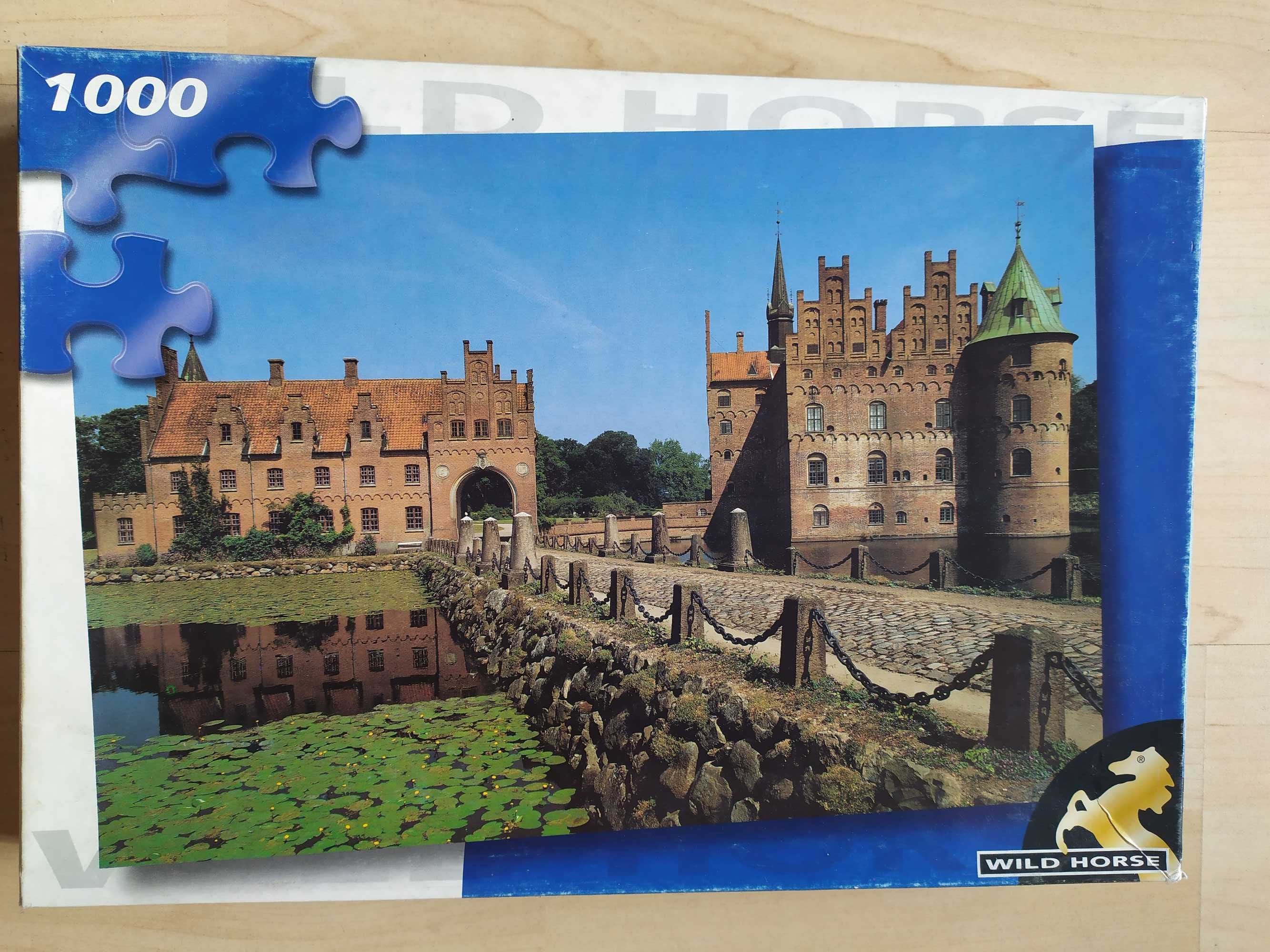 Puzzle 1000 elementów zamek na wodzie Dania