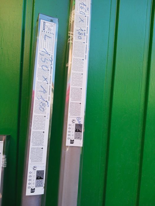 9 Estores para janelas medidas diferentes usadas mas impecávens