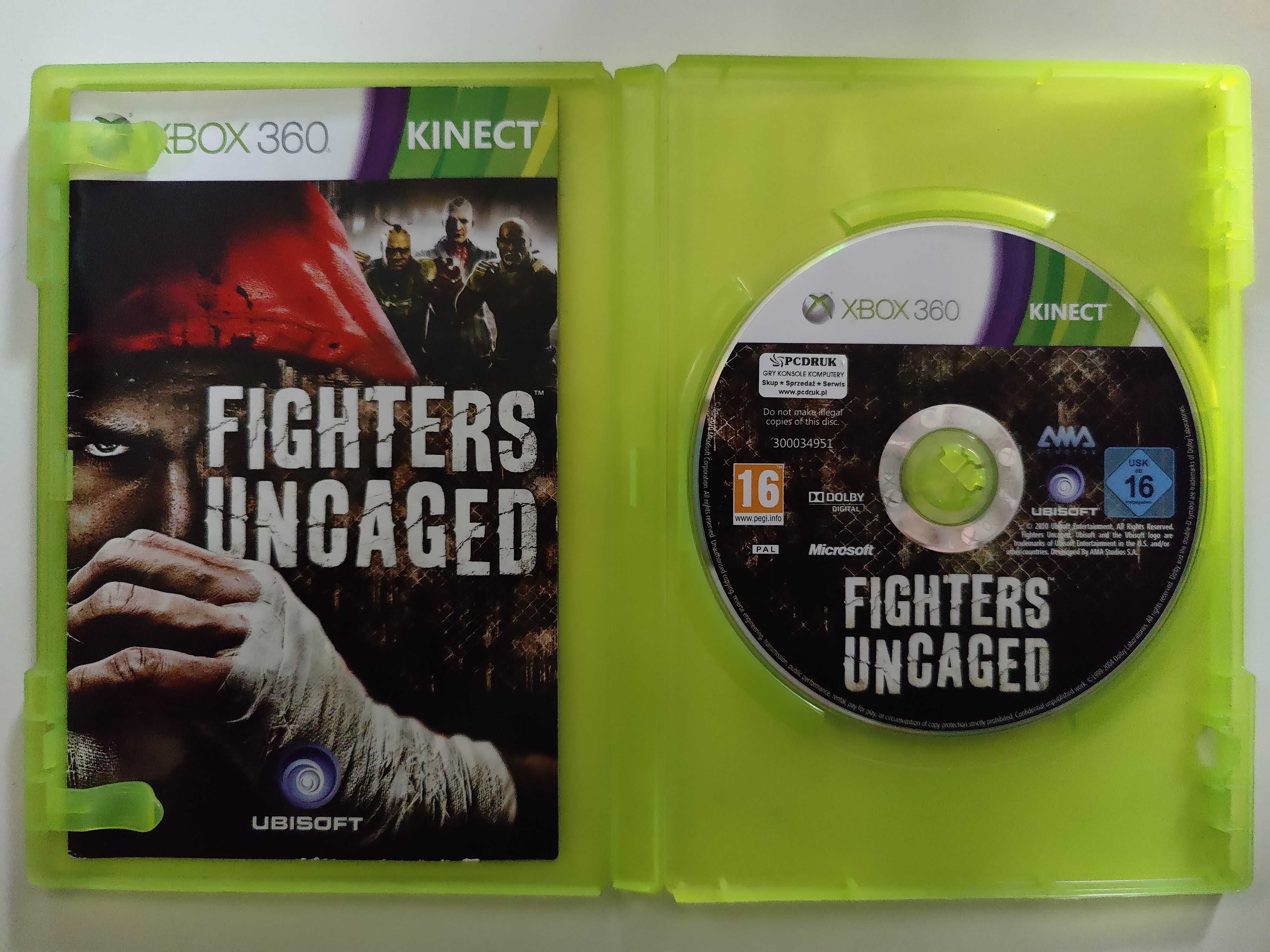 Fighters Uncaged Kinect Xbox 360 brak okładki