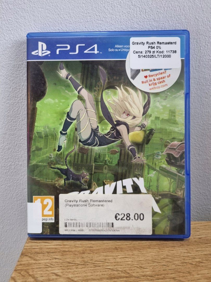 Gra Gravity Rush Remastered Playstation 4 Ps4 Używana