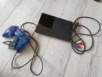 PlayStation 2 slim chip modbo ps2 + pad + kabel tv component