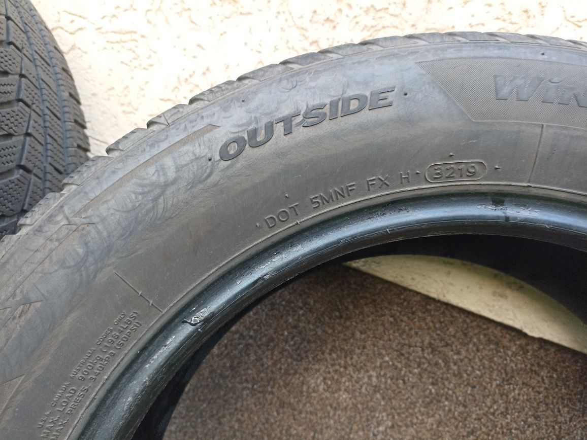 4 opony zimowe 225/60R18 Hankook icept evo stan bdb. 6 mm 2019r