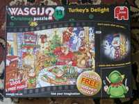 Puzzle Jumbo 2x1000 - Turkey's Delight (Wasgij Christmas 13)