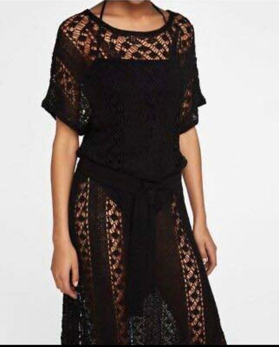 Vestido malha zara special edition, tamanho M