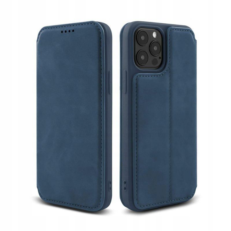 Etui Do Iphone 12 Mini Vintage Z Klapką + Szkło