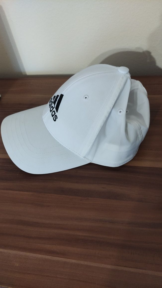 Adidas NOWA Biała Czapka z daszkiem Bejsbolówka Kaszkiet sportowy