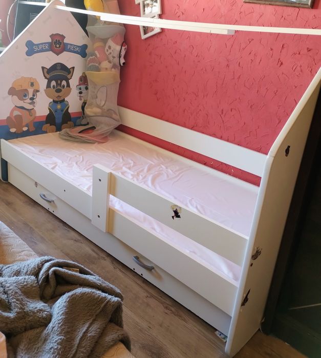Łóżko dziecięce Psi Patrol domek