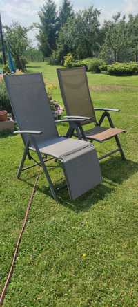 Leżak ogrodowy+ 2 krzesła ogrodowe**
