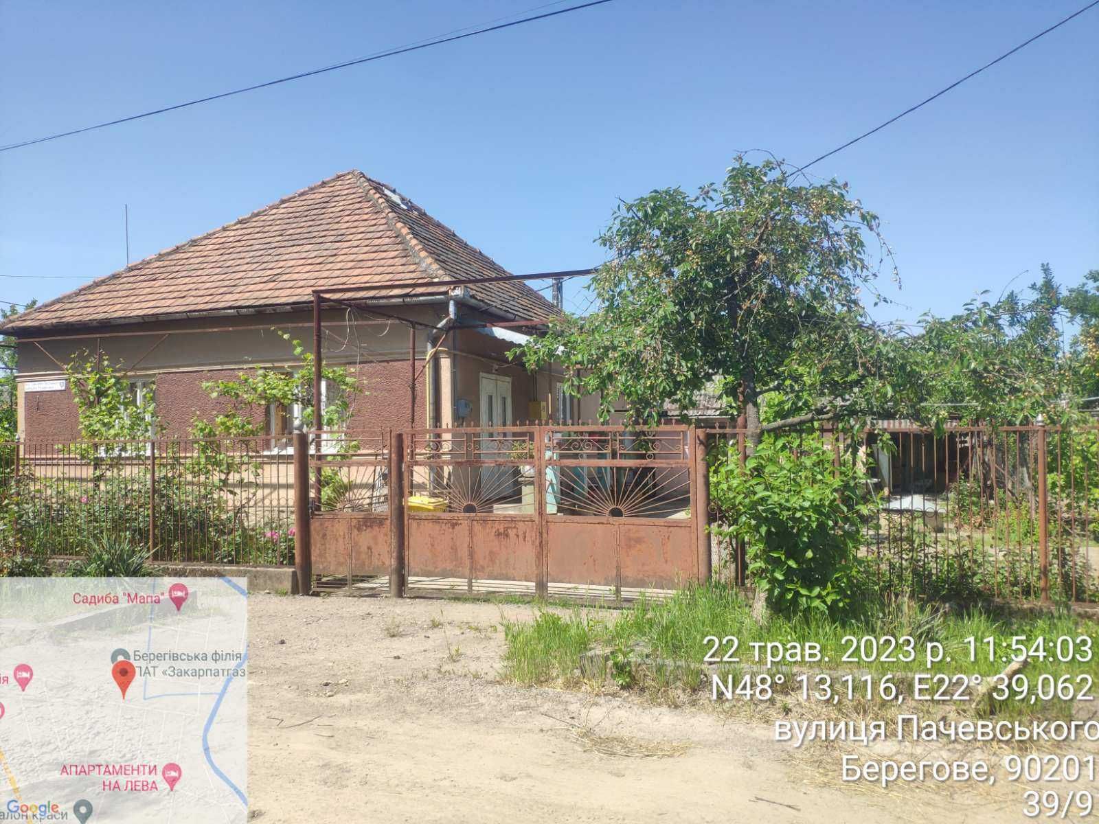 Житл.буд.заг. пл. 79,2.: Закарп. обл., м.Берегове, вул.Пачовського,39