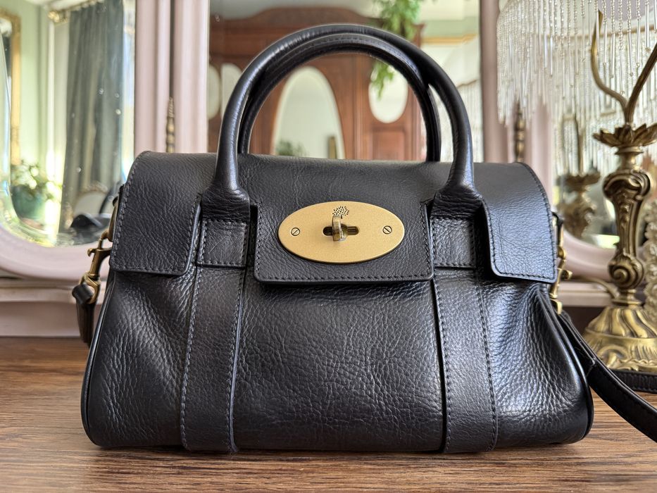 Torebka skóra naturalna jak Mulberry Bayswater Small