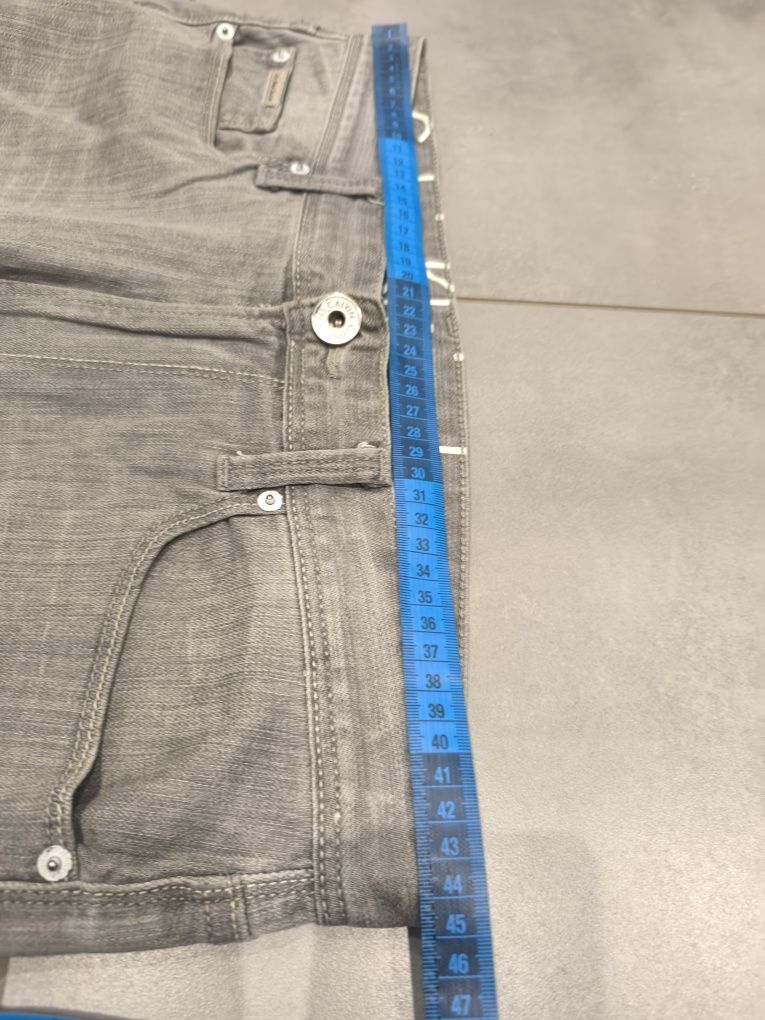 R.34 Calvin Klein Jeans spodnie jeansowe męskie szare klasyczne