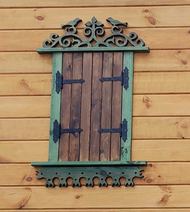 Nadokienniki, wyrezki, ornamenty - Wzór Ptaszki