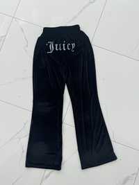 Czarne spodnie Juicy S welourowe szerokie spodnie Juicy S