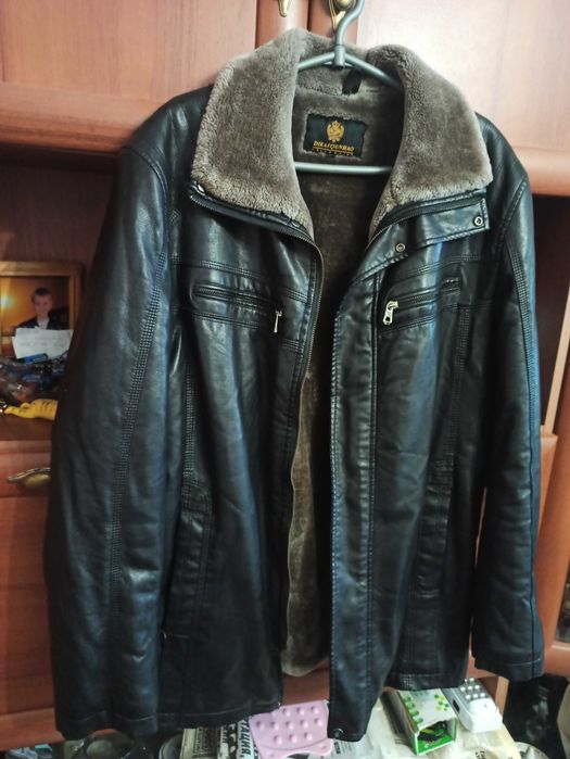 куртка чоловіча кожана розмір 50 зимова