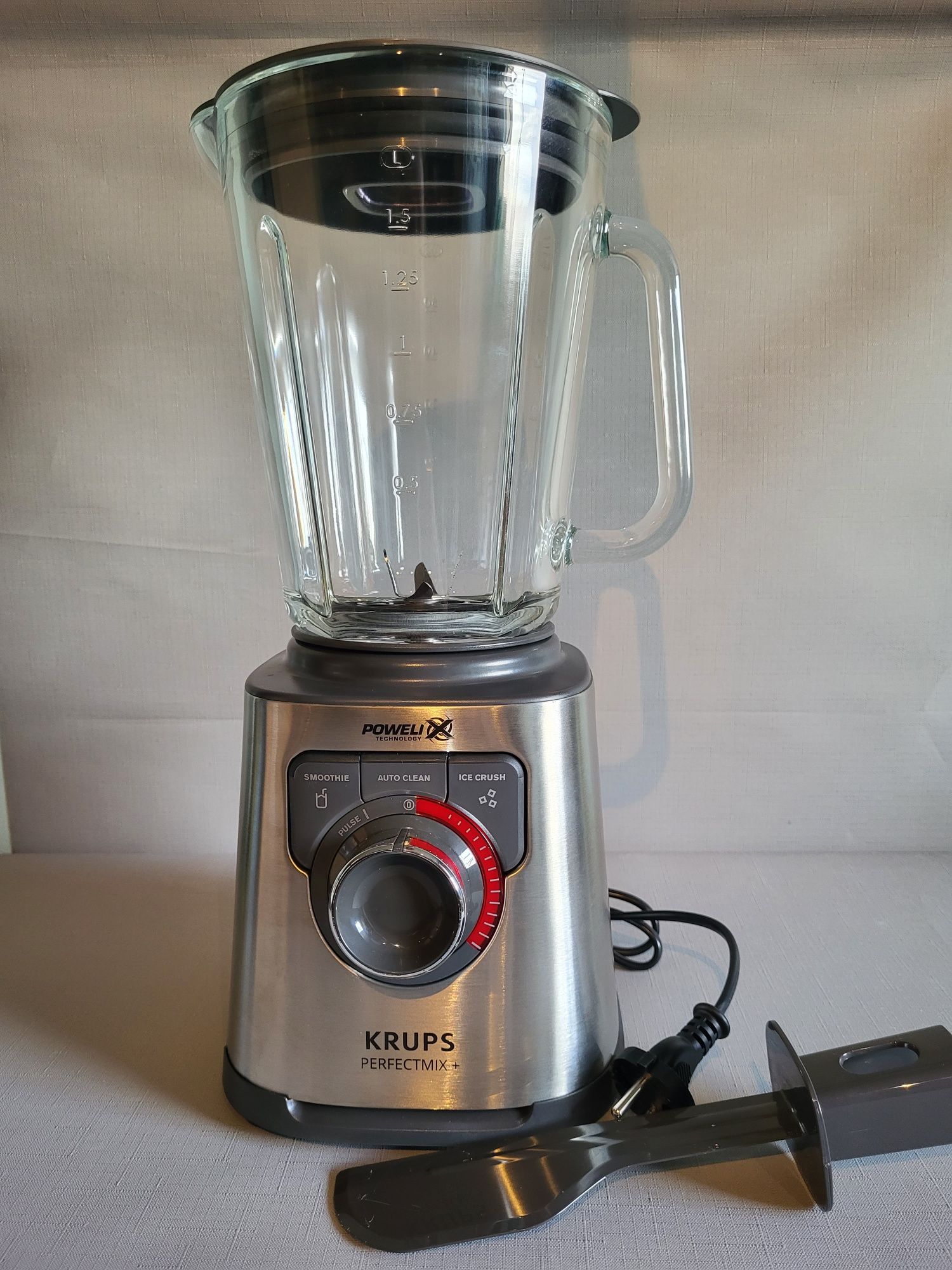 Blender kielichowy Krups Perfectmix+ 1200 W srebrny/szary