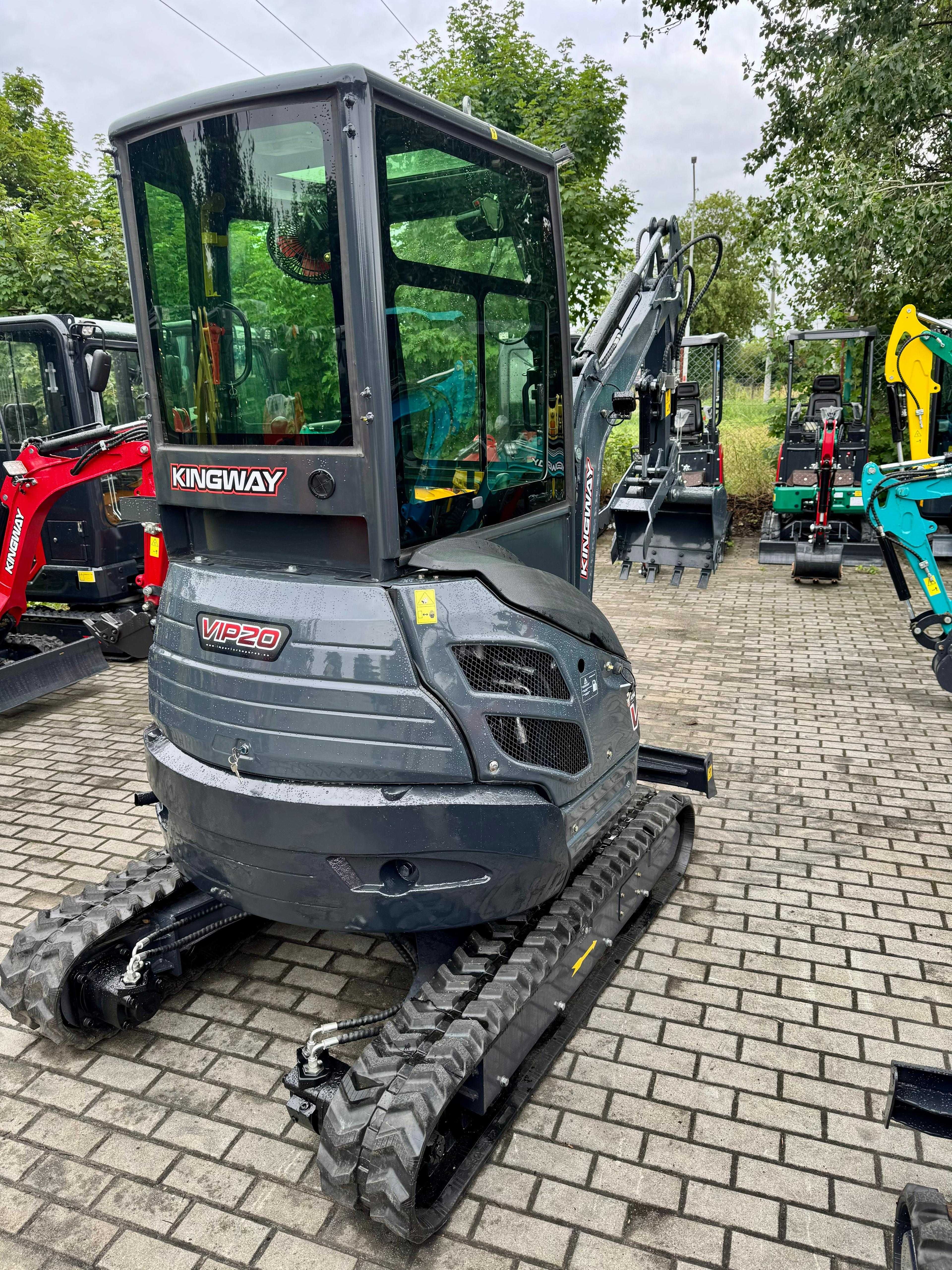 Koparka Kingway ST20K 2000KG 2 TONY DIESEL 3 CYLINDRY, 3 Łyżki, KCIUK