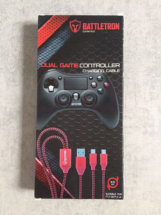 Podwójny kabel do ładowania kontrolera gier