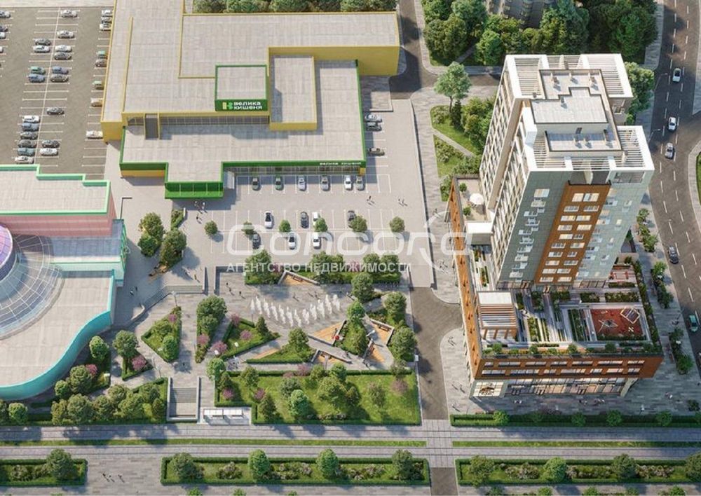 Оболонський просп., 6-А. ЖК "Obolon Plaza". Двокімнатна