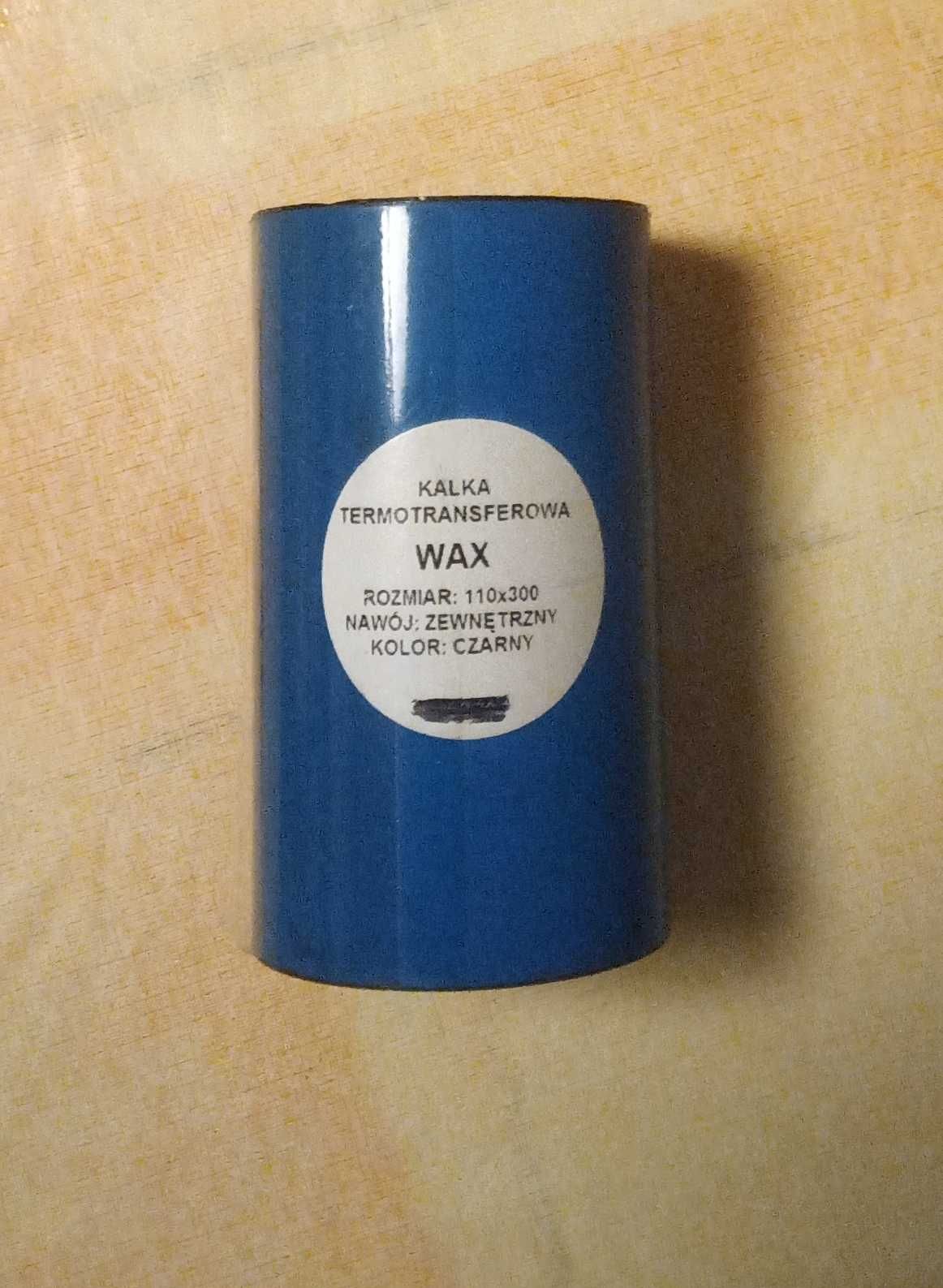 Kalka termotransferowa WAX 110mm  x 300 mb