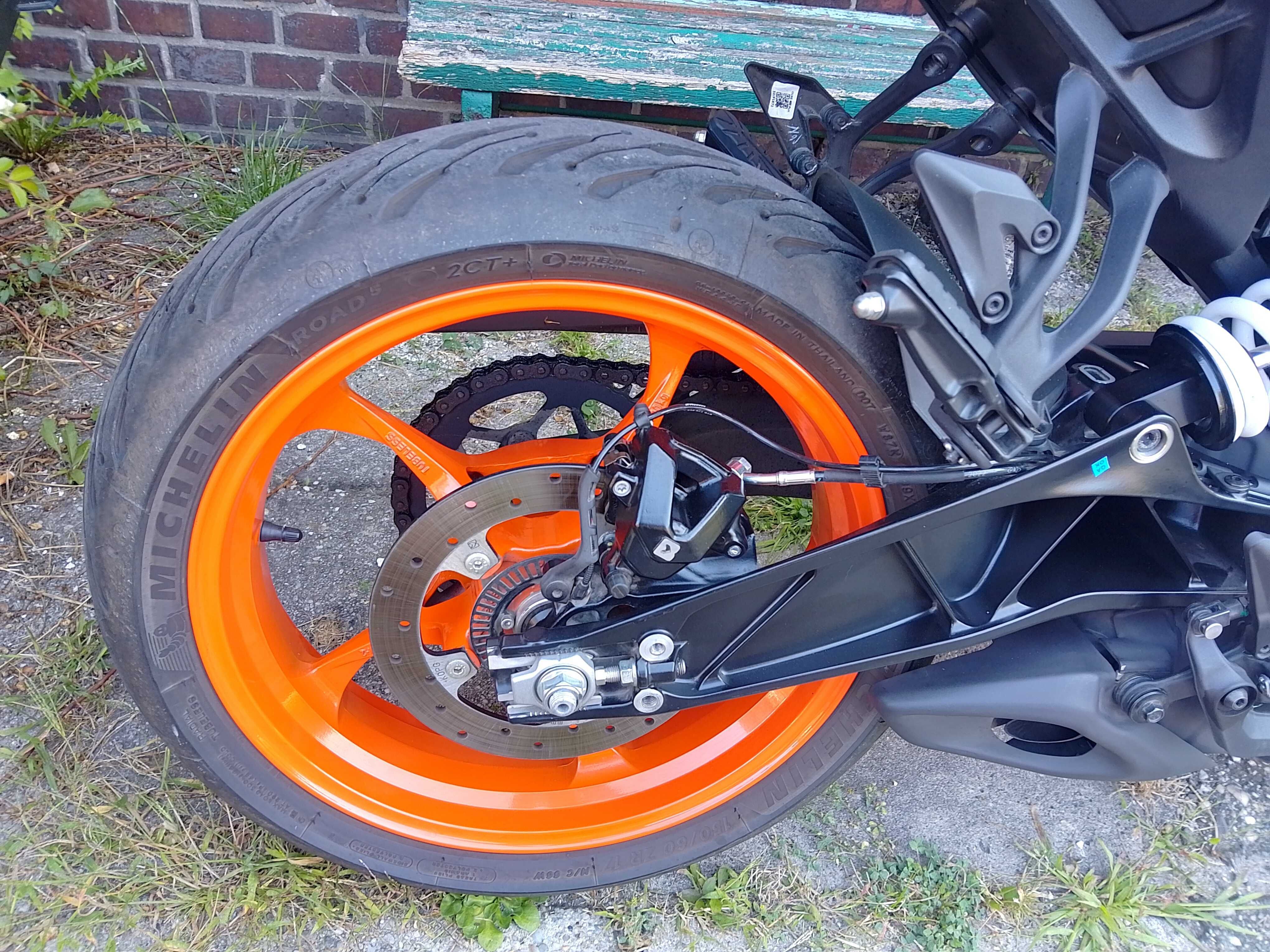 KTM Duke 125 na gwarancji