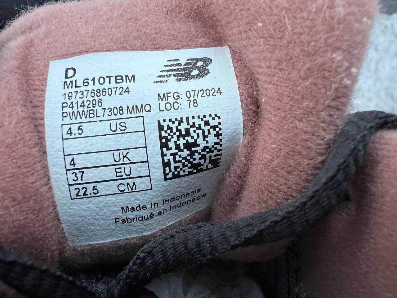 ОРИГІНАЛ! New Balance 610 Flat Taupe/Ice Wine 37 | ML610TBM