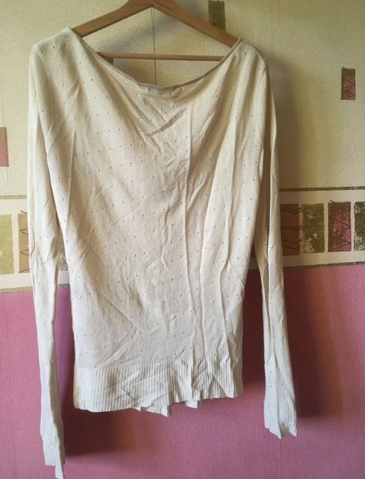 Rozpinany Na guziki Sweterek W wytłaczany delikatny wzór VILA rozm. S