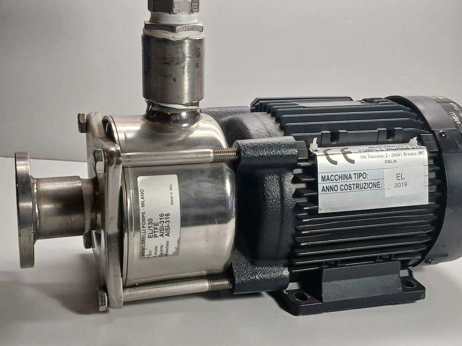 Pompa wirnikowa do wody, chemii kwasoodporna nierdzewna silnik 0,55 kW